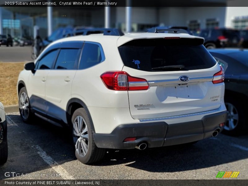 Crystal White Pearl / Warm Ivory 2019 Subaru Ascent Limited