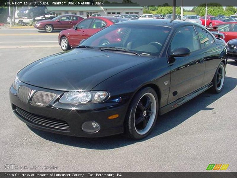 Phantom Black Metallic / Black 2004 Pontiac GTO Coupe