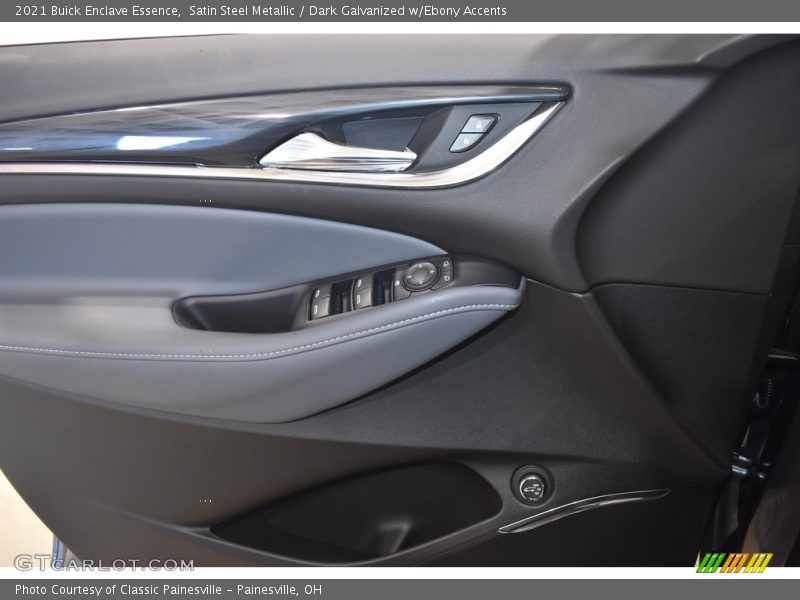 Satin Steel Metallic / Dark Galvanized w/Ebony Accents 2021 Buick Enclave Essence