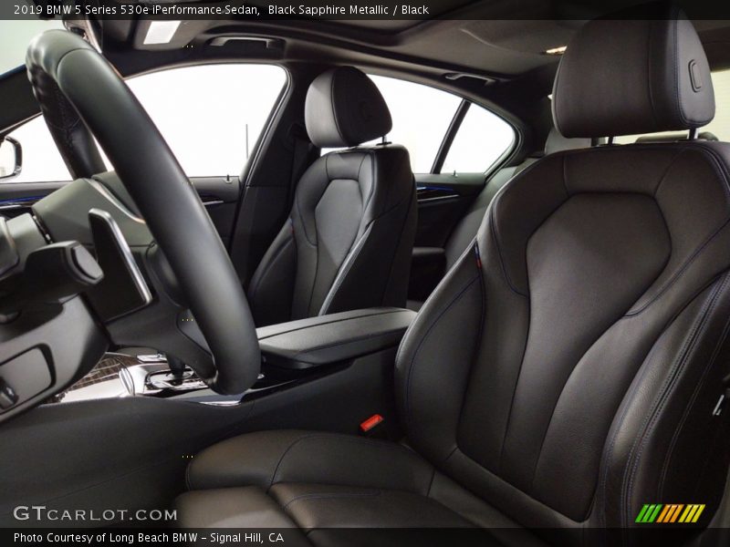 Front Seat of 2019 5 Series 530e iPerformance Sedan