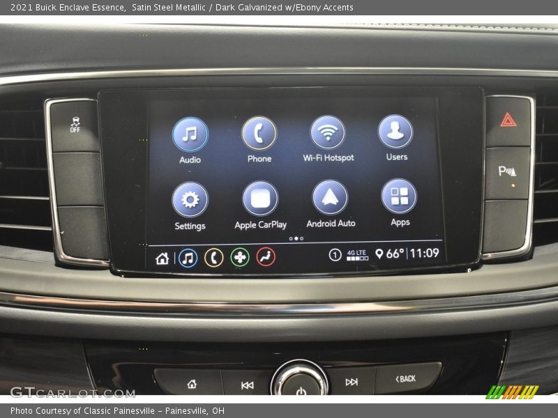 Satin Steel Metallic / Dark Galvanized w/Ebony Accents 2021 Buick Enclave Essence
