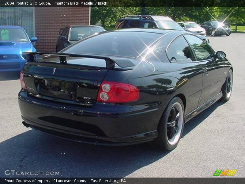 Phantom Black Metallic / Black 2004 Pontiac GTO Coupe