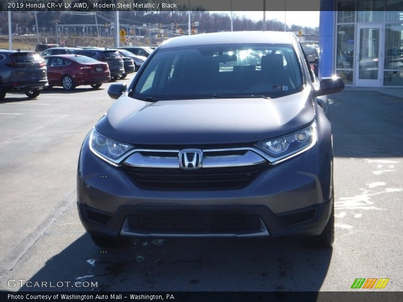 Modern Steel Metallic / Black 2019 Honda CR-V LX AWD