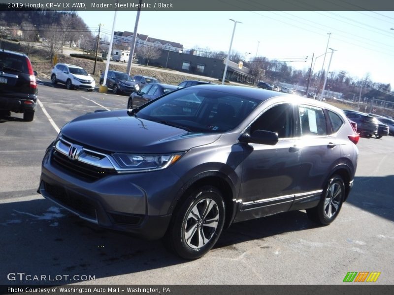 Modern Steel Metallic / Black 2019 Honda CR-V LX AWD