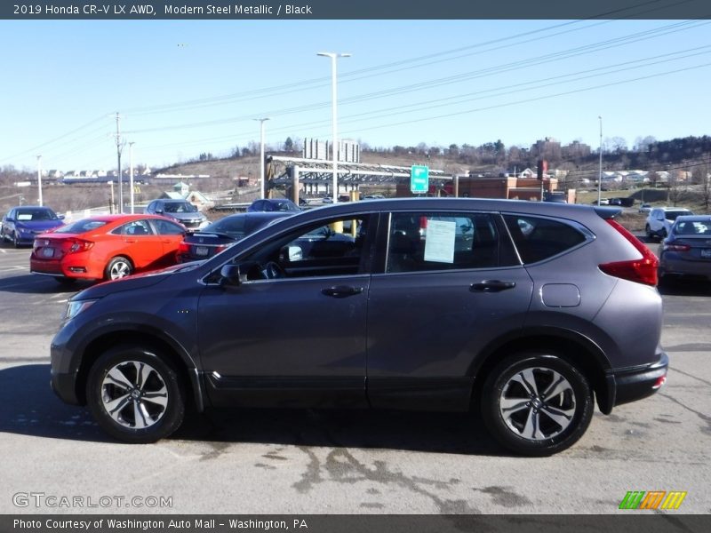 Modern Steel Metallic / Black 2019 Honda CR-V LX AWD