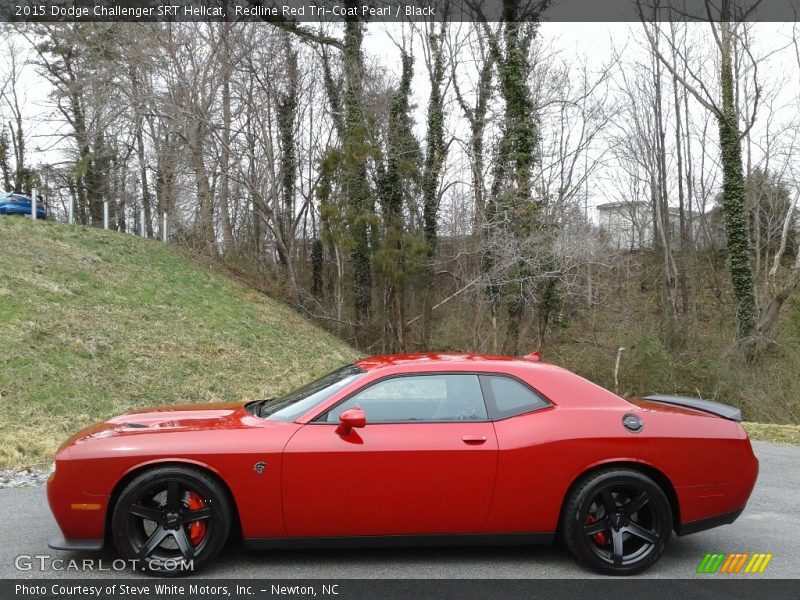 Redline Red Tri-Coat Pearl / Black 2015 Dodge Challenger SRT Hellcat