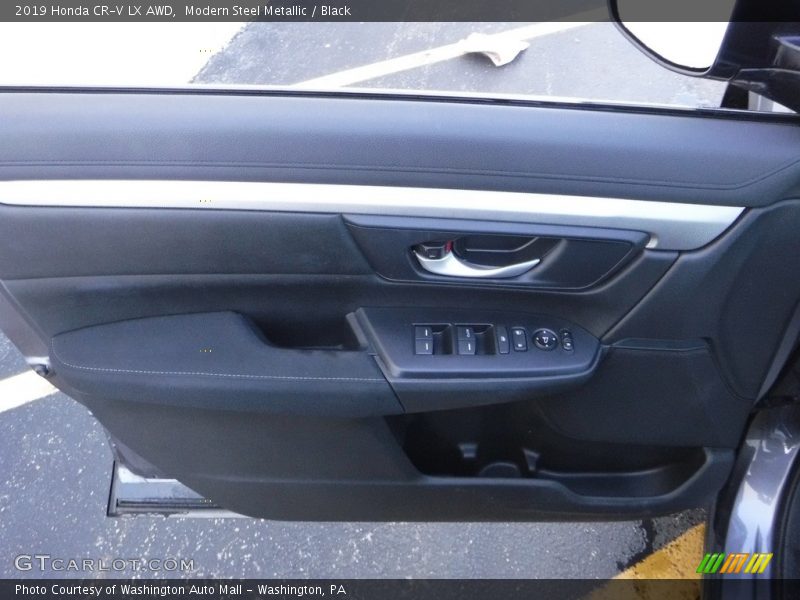 Modern Steel Metallic / Black 2019 Honda CR-V LX AWD
