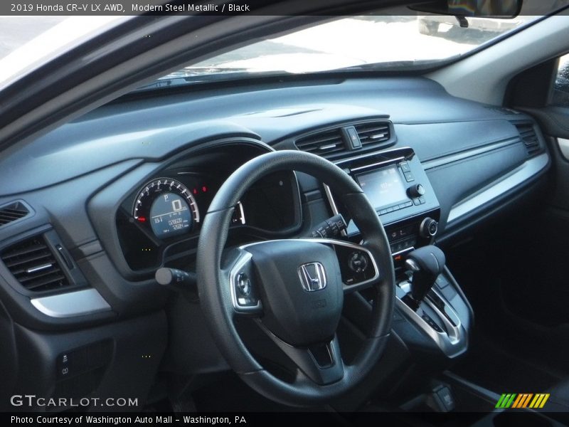 Modern Steel Metallic / Black 2019 Honda CR-V LX AWD