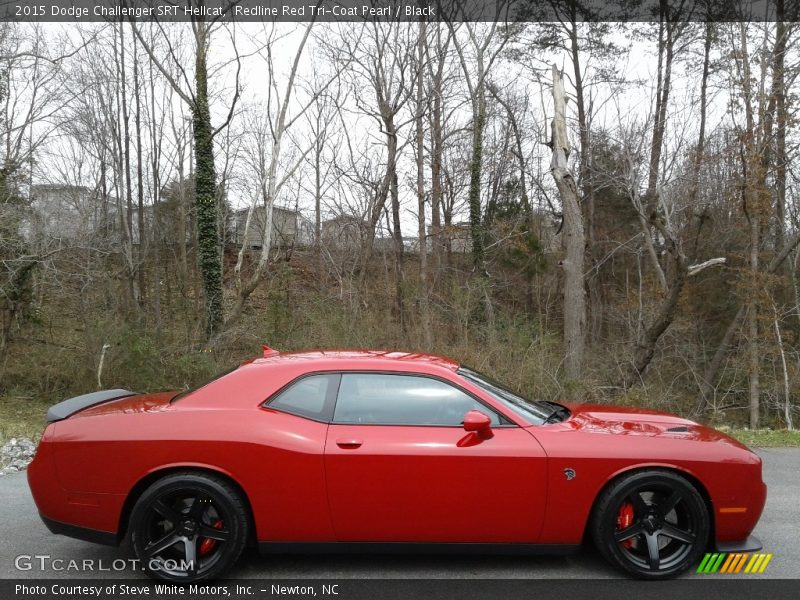 Redline Red Tri-Coat Pearl / Black 2015 Dodge Challenger SRT Hellcat