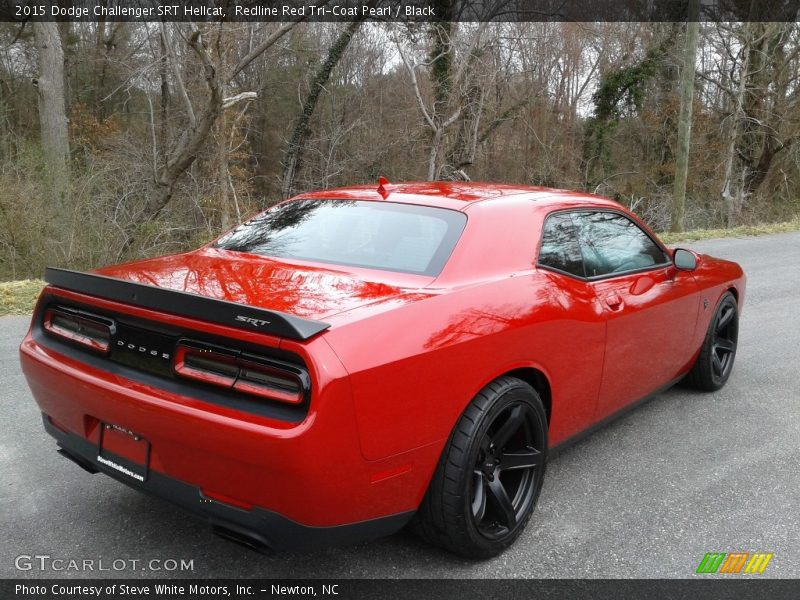 Redline Red Tri-Coat Pearl / Black 2015 Dodge Challenger SRT Hellcat