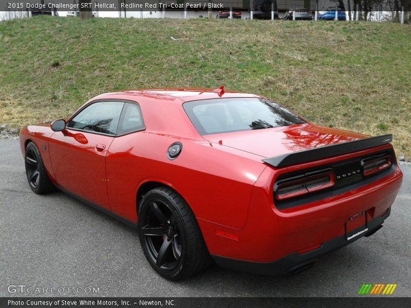 Redline Red Tri-Coat Pearl / Black 2015 Dodge Challenger SRT Hellcat