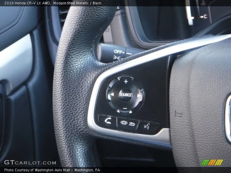 Modern Steel Metallic / Black 2019 Honda CR-V LX AWD