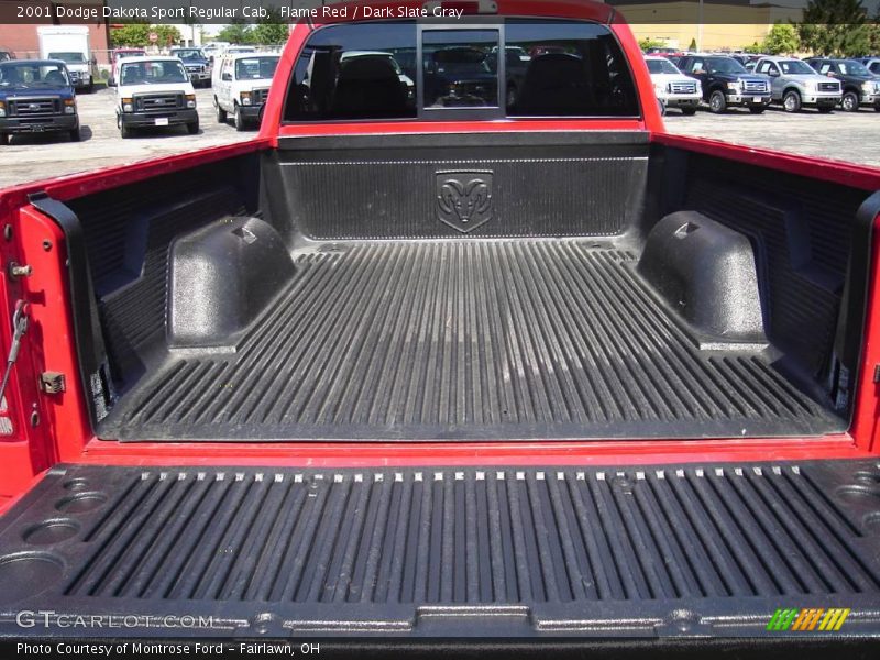 Flame Red / Dark Slate Gray 2001 Dodge Dakota Sport Regular Cab