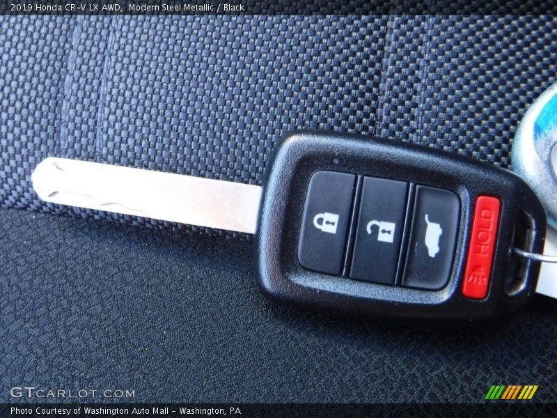 Modern Steel Metallic / Black 2019 Honda CR-V LX AWD