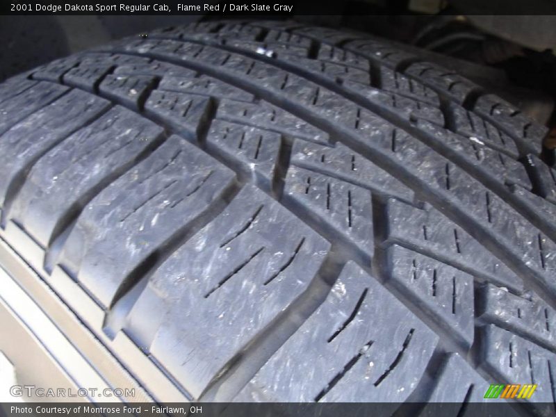 Flame Red / Dark Slate Gray 2001 Dodge Dakota Sport Regular Cab