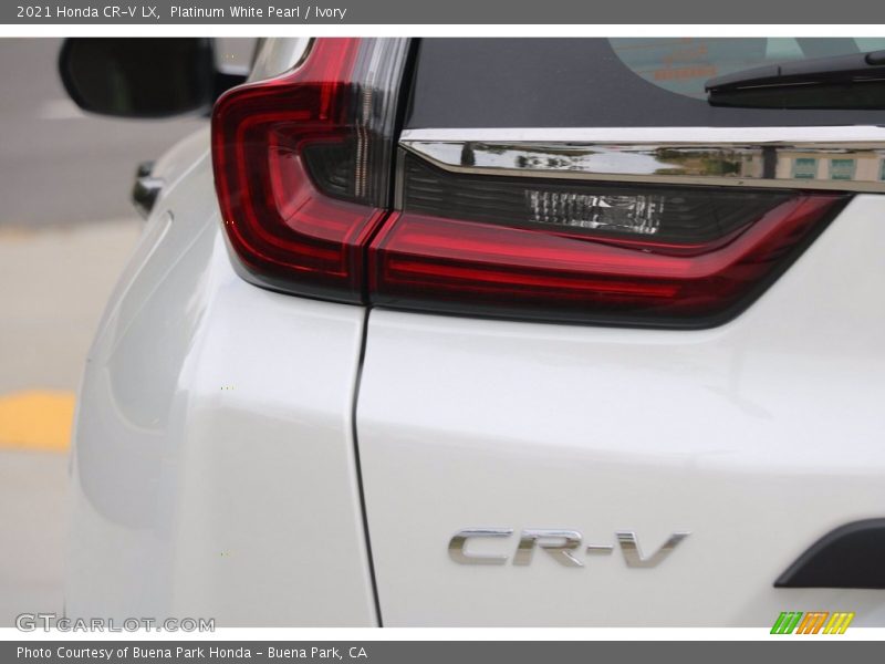 Platinum White Pearl / Ivory 2021 Honda CR-V LX