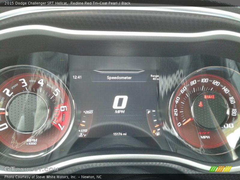 Redline Red Tri-Coat Pearl / Black 2015 Dodge Challenger SRT Hellcat