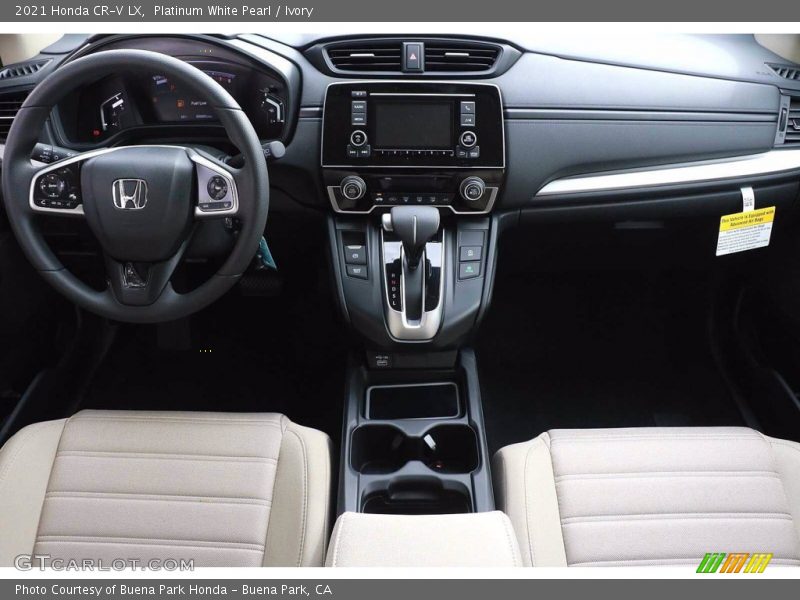 Dashboard of 2021 CR-V LX