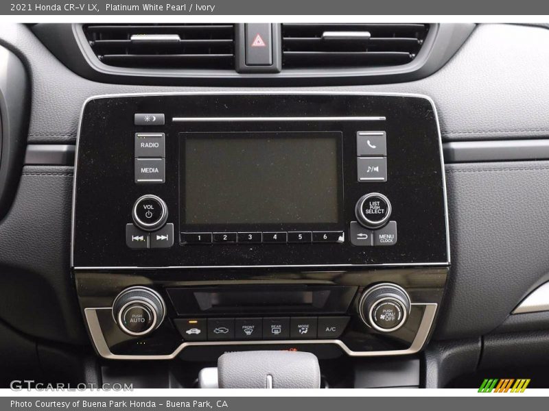 Controls of 2021 CR-V LX