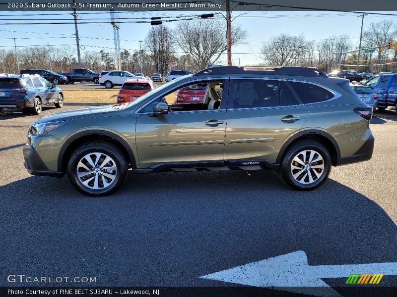 Autumn Green Metallic / Warm Ivory 2020 Subaru Outback 2.5i Premium