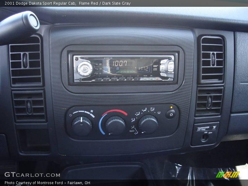 Flame Red / Dark Slate Gray 2001 Dodge Dakota Sport Regular Cab