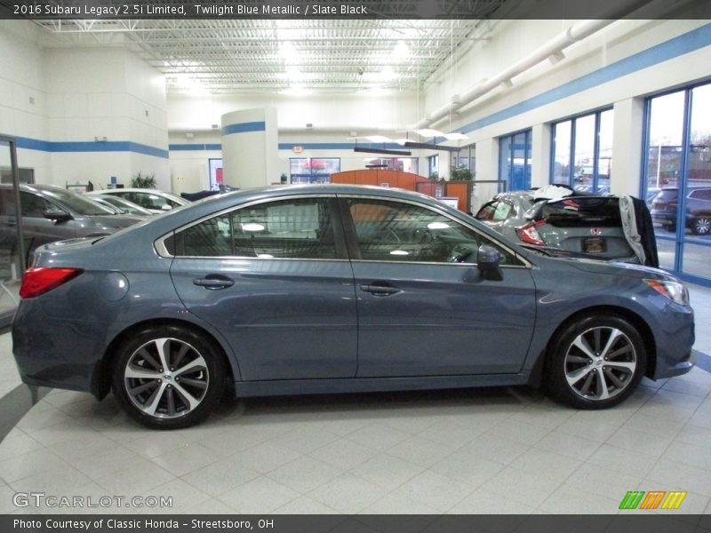Twilight Blue Metallic / Slate Black 2016 Subaru Legacy 2.5i Limited