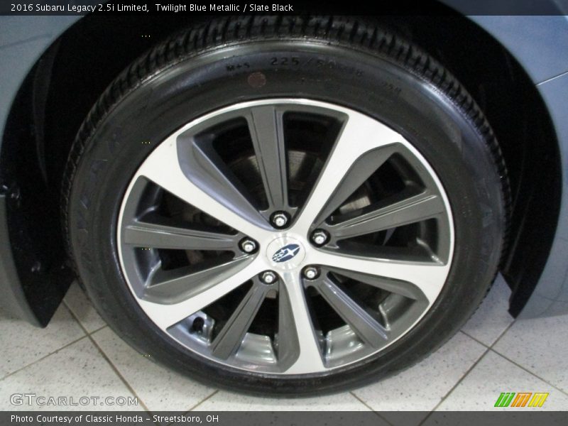 Twilight Blue Metallic / Slate Black 2016 Subaru Legacy 2.5i Limited