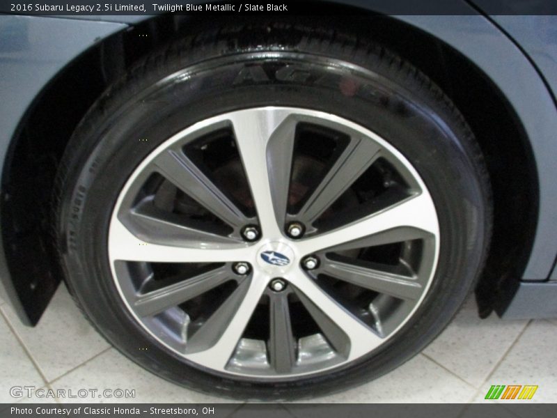 Twilight Blue Metallic / Slate Black 2016 Subaru Legacy 2.5i Limited