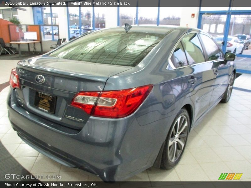 Twilight Blue Metallic / Slate Black 2016 Subaru Legacy 2.5i Limited