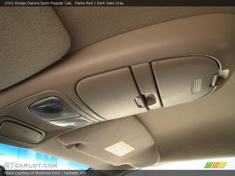 Flame Red / Dark Slate Gray 2001 Dodge Dakota Sport Regular Cab
