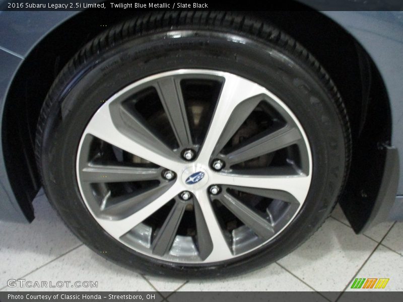 Twilight Blue Metallic / Slate Black 2016 Subaru Legacy 2.5i Limited