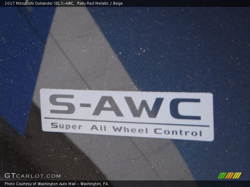 S-AWC  Super All Wheel Control - 2017 Mitsubishi Outlander SEL S-AWC
