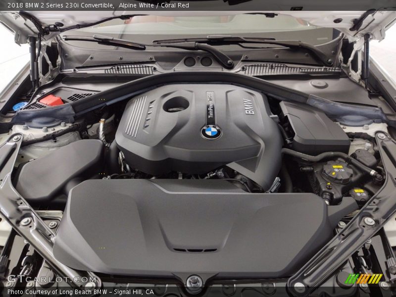 2018 2 Series 230i Convertible Engine - 2.0 Liter DI TwinPower Turbocharged DOHC 16-Valve VVT 4 Cylinder