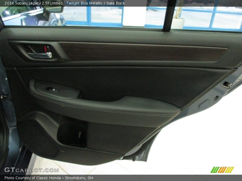 Twilight Blue Metallic / Slate Black 2016 Subaru Legacy 2.5i Limited