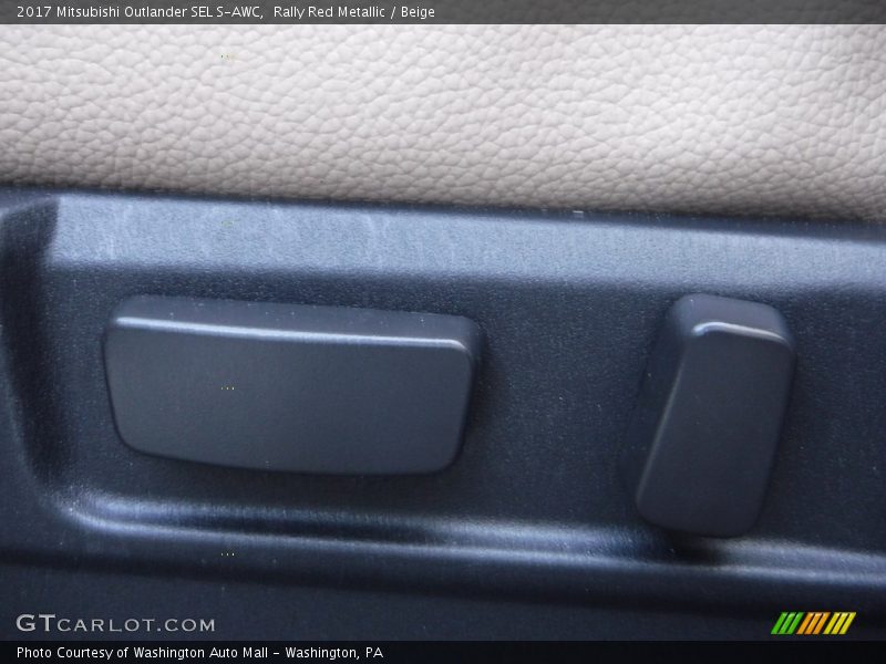 Rally Red Metallic / Beige 2017 Mitsubishi Outlander SEL S-AWC