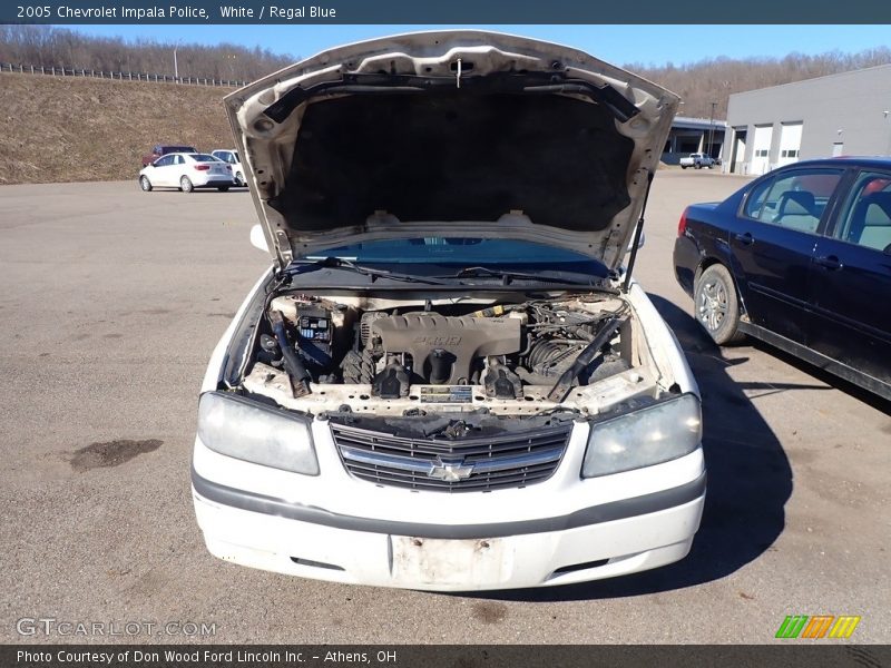 White / Regal Blue 2005 Chevrolet Impala Police