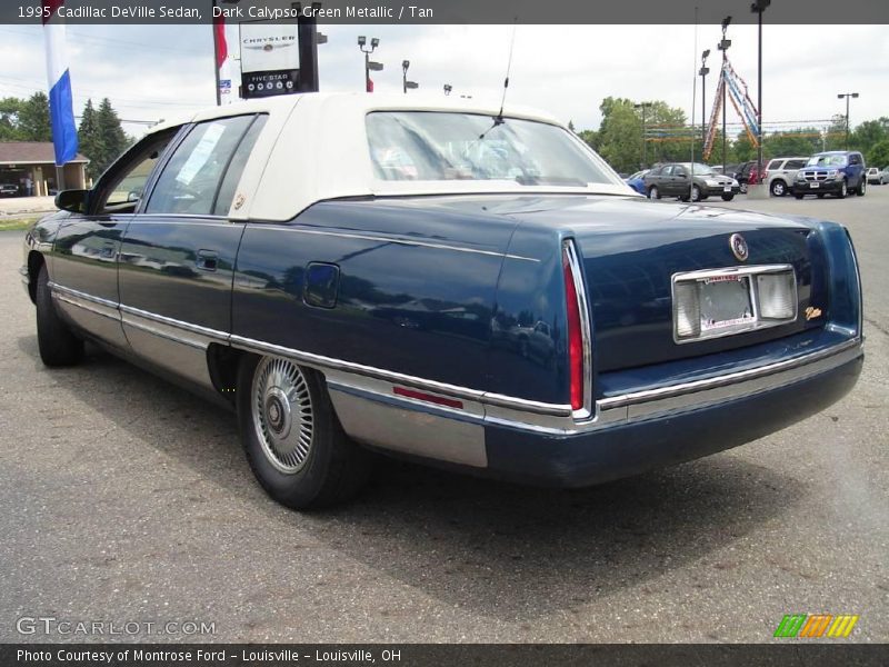Dark Calypso Green Metallic / Tan 1995 Cadillac DeVille Sedan