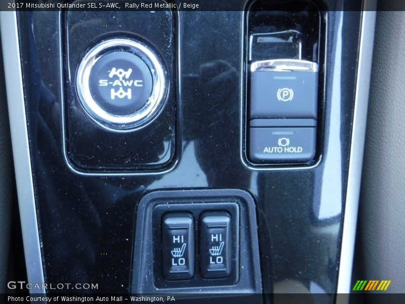 Rally Red Metallic / Beige 2017 Mitsubishi Outlander SEL S-AWC