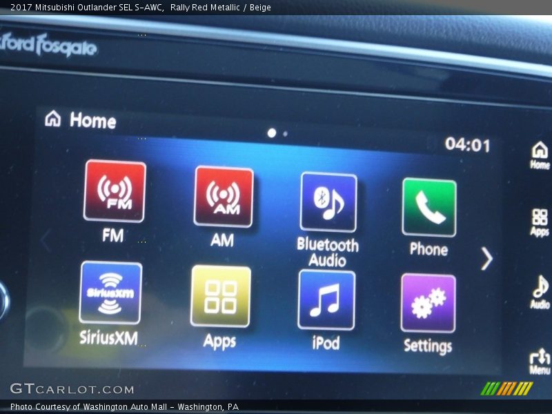 Rally Red Metallic / Beige 2017 Mitsubishi Outlander SEL S-AWC