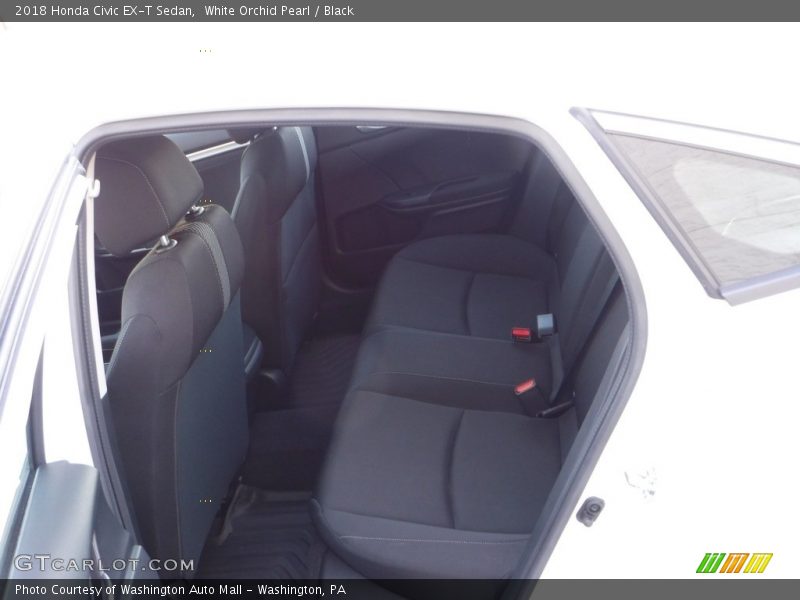 White Orchid Pearl / Black 2018 Honda Civic EX-T Sedan