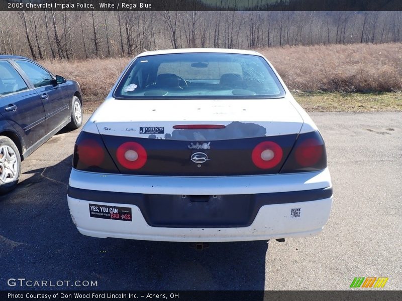 White / Regal Blue 2005 Chevrolet Impala Police