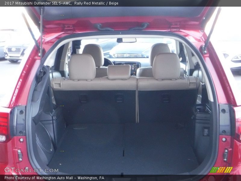  2017 Outlander SEL S-AWC Trunk