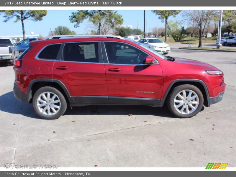  2017 Cherokee Limited Deep Cherry Red Crystal Pearl
