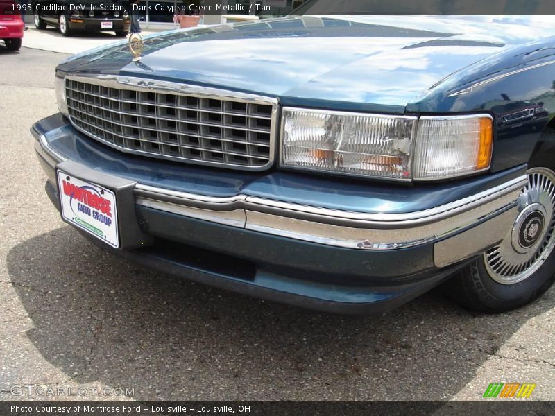 Dark Calypso Green Metallic / Tan 1995 Cadillac DeVille Sedan