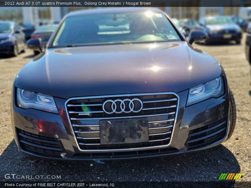 Oolong Grey Metallic / Nougat Brown 2012 Audi A7 3.0T quattro Premium Plus