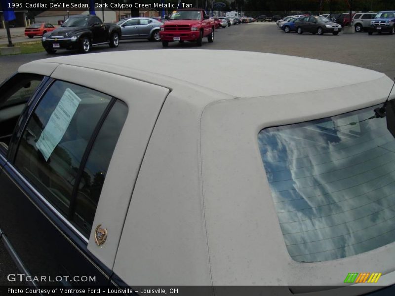Dark Calypso Green Metallic / Tan 1995 Cadillac DeVille Sedan