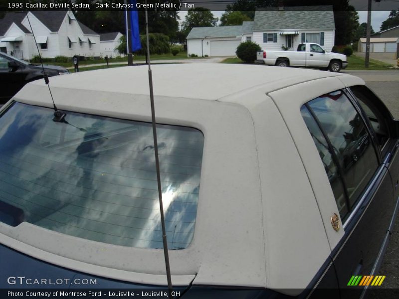 Dark Calypso Green Metallic / Tan 1995 Cadillac DeVille Sedan