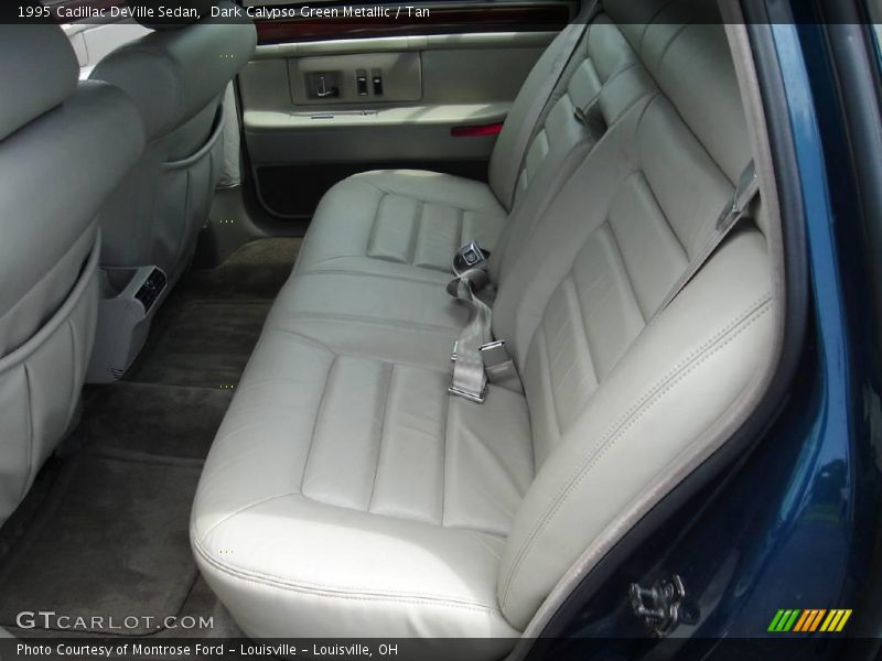 Dark Calypso Green Metallic / Tan 1995 Cadillac DeVille Sedan