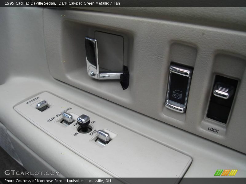 Dark Calypso Green Metallic / Tan 1995 Cadillac DeVille Sedan