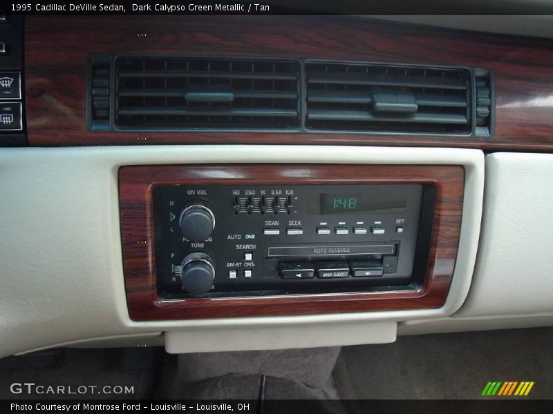 Dark Calypso Green Metallic / Tan 1995 Cadillac DeVille Sedan